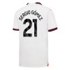 Officiële Voetbalshirt Manchester City Sergio Gomez 21 Uit 2023-24 - Heren